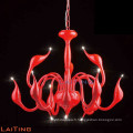 Lampe de lustre décorative moderne en métal Swan 29001